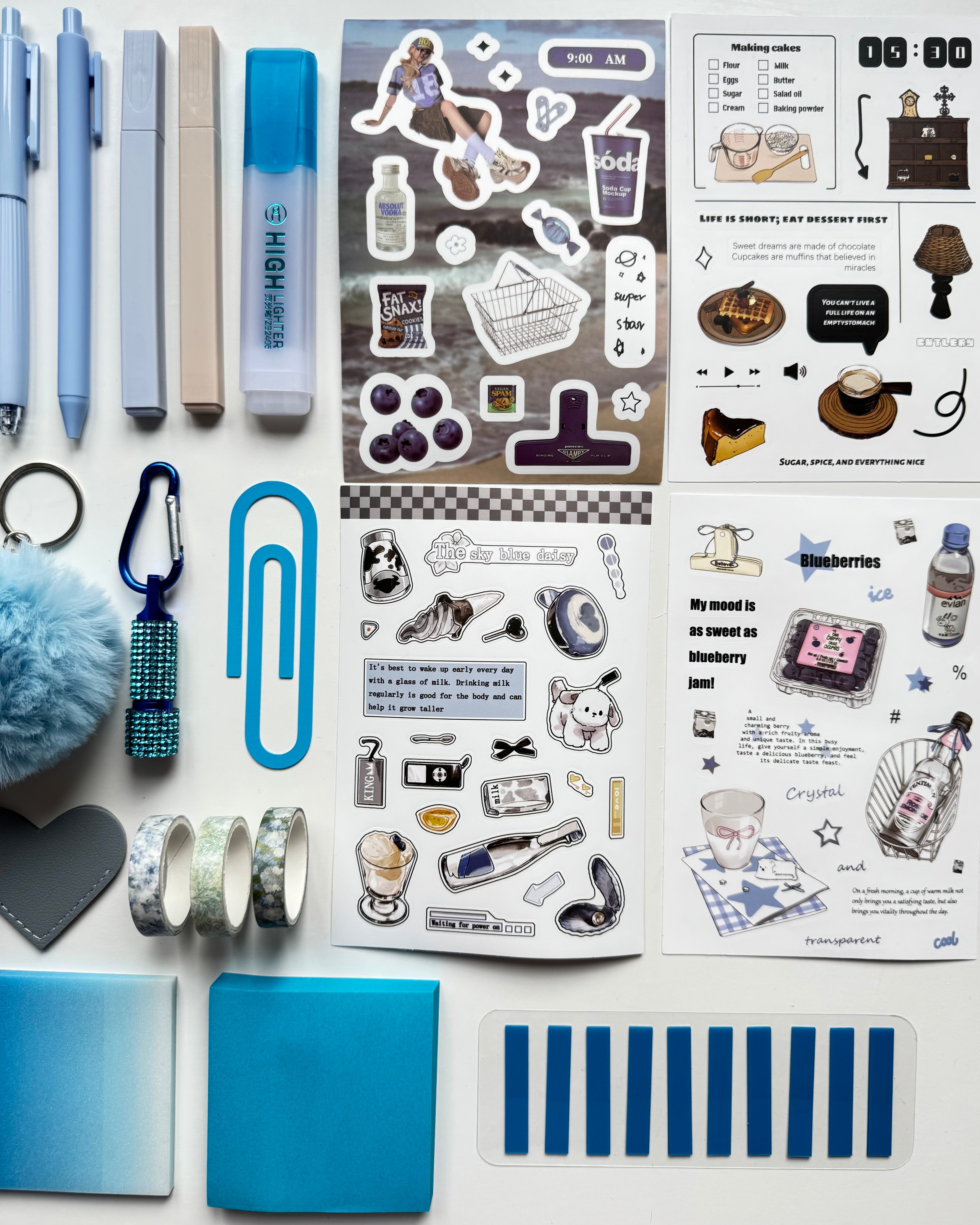 💎 Light Blue Bundle - Diamond Sky